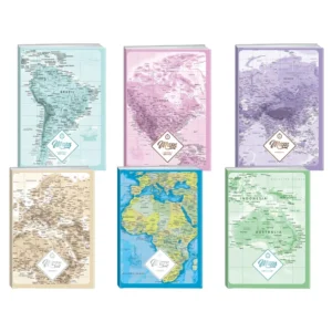 Premium, sveska, 96 lista, Maps - odaberite motiv