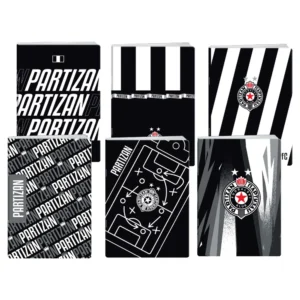 Premium, sveska sa UV lakom, Partizan, 50 lista - odaberite format