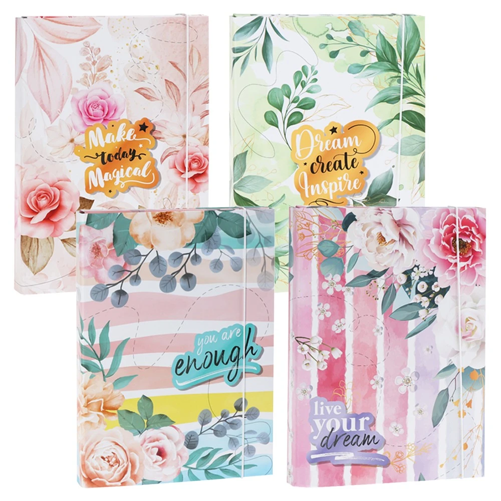 VP480083_000.webp Apex, fascikla sa trakom, A4, 30mm, Floral - odaberite motiv - Slika 1