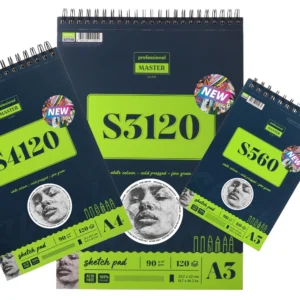 Master S, sketch, blok za skiciranje, spirala - odaberite format