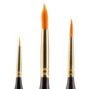 Pop brush Klimt, četkica, okrugla, braon - odaberite veličinu