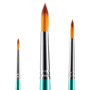 Pop brush Monet, četkica, okrugla, zelena - odaberite veličinu