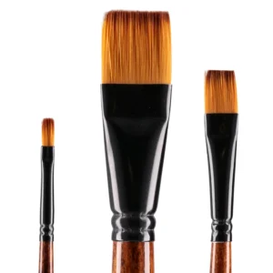 Pop brush Picasso, četkica, ravna, braon - odaberite veličinu