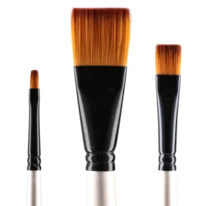Pop brush Hopper, četkica, ravna, bela - odaberite veličinu