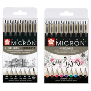 Pigma Micron, liner, set, black - odaberite set