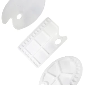 Pop pallete, slikarska paleta, bela - odaberite dimenziju